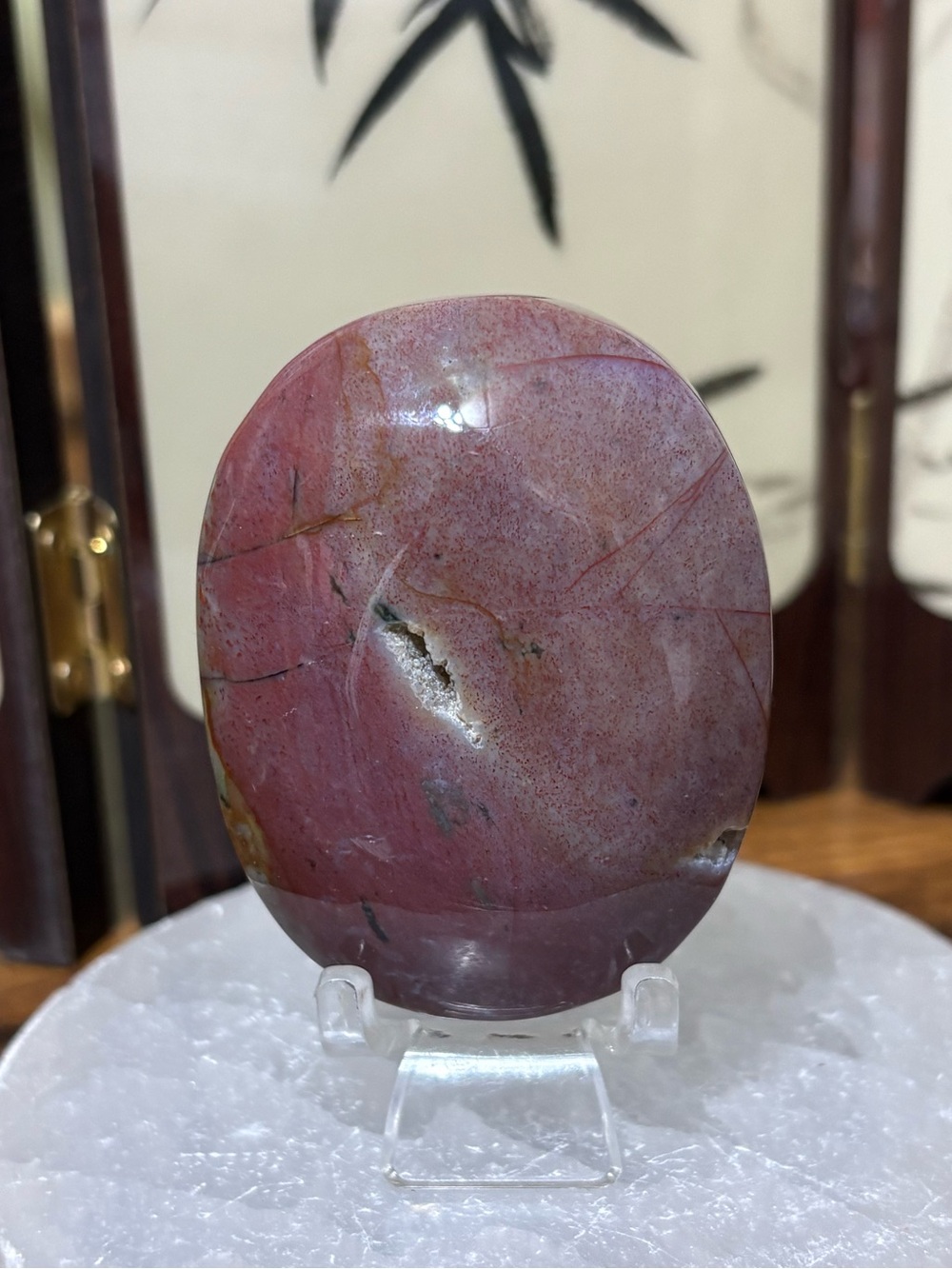 Large Ocean Jasper Palm Stone